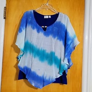Kim Rogers, Large, Multi-colored blouse